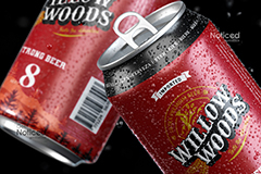 Strong Beer Can Packaging Design for Willow Woods Brewery, Malaysia